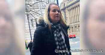 Hull woman dragged off-duty police officer along road as she drove off in a panic over crash, court hears