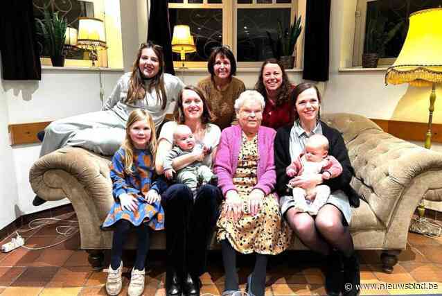 Jacqueline (84) aan hoofd van viervoudig viergeslacht