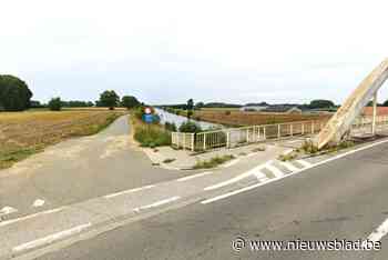 Werken aan jaagpad in Bellem en Hansbeke