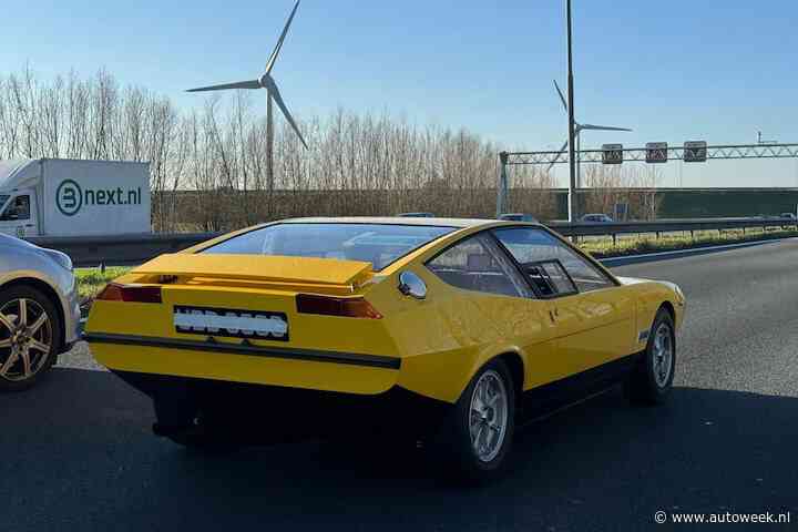 Unieke Lancia HF Competizione concept-car rijdt gewoon op de A4 - In het Wild