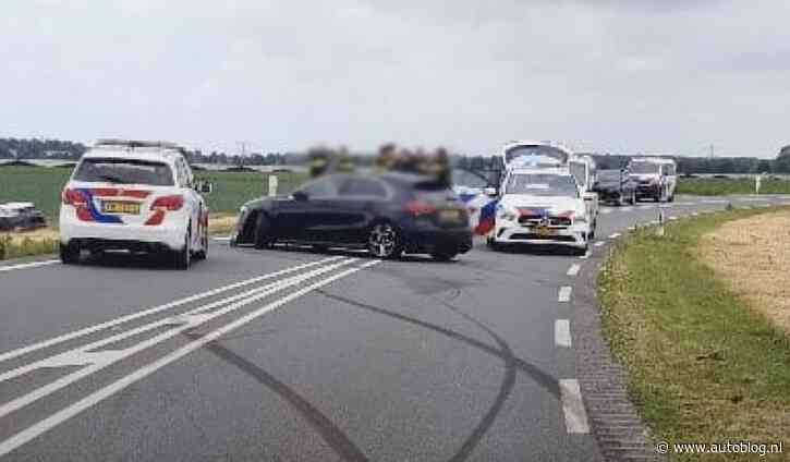 Video: Politie in Mercedes-AMG ramt roekeloze Caddy
