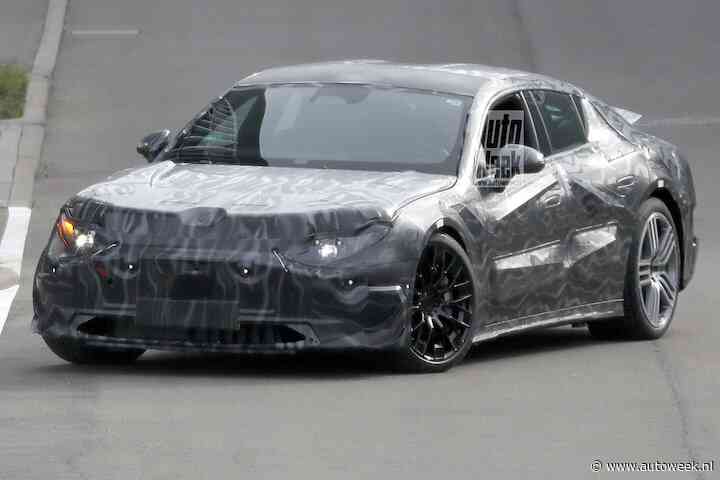 Aalgladde elektrische Mercedes-AMG 'GT 4-Door Coupé' gesnapt