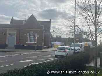 Harold Wood station 'murder': Pictures show forensics