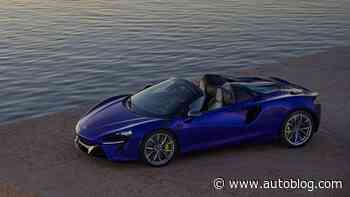 2025 McLaren Artura Spider loses roof, gains power and performance