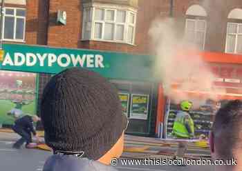 One person in hospital after Bridge Road, Wembley shop fire