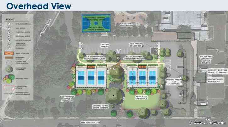 Construction of new Walter Reed pickleball courts slated to begin later this year