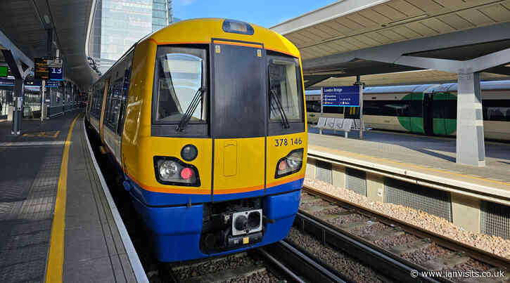 London Overground train makes rare diversion to London Bridge station