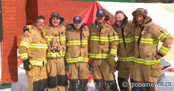 Edmonton firefighters camp out in the cold for Muscular Dystrophy Canada