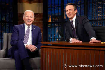 Biden discusses Israel-Hamas war and age questions on 'Late Night with Seth Meyers'