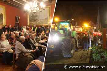 Boze boeren bekogelen gevel gemeentehuis Essen met eieren na goedkeuring beleidsplan Ruimte