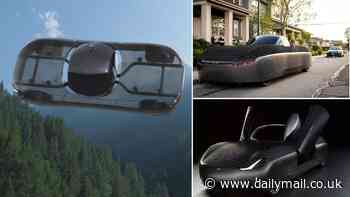 Fed up of being stuck in traffic jams? Soon you could FLY right over them! £235,000 flying car can take off at any time to skip the queue - and could go on sale as early as 2025