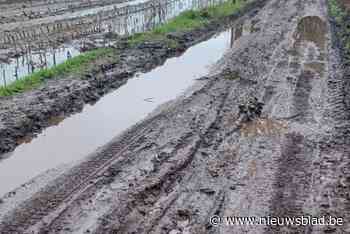 Meerdere auto’s rijden zich vast in modderige Bietenstraat