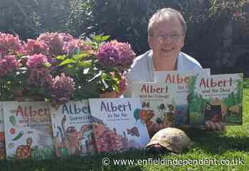 Albert the Tortoise storytime for children on World Book Day