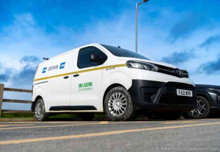 Costain trials electric vans on major civils sites