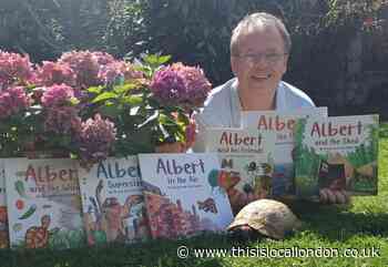 Albert the Tortoise storytime for children on World Book Day
