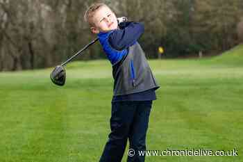Seven-year-old golf prodigy set to raise £100,000 for Newcastle's Freeman Hospital in honour of his late dad