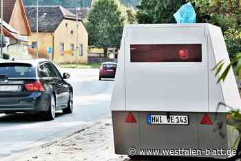 Testphase beendet: So oft hat der Blitzer-Anhänger im Kreis Höxter zugeschlagen