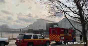 Residents advised to keep windows closed amid stubborn building fire in Hamilton’s east end