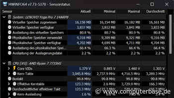 HWiNFO v7.73-5370 Beta mit OSD: Monitoring-Tool erhält Overlay-Anzeige mit Sensordaten (Update 2)