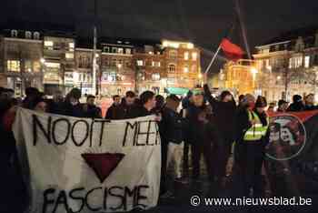 Tweehonderdtal betogers protesteren tegen lezing van Dries Van Langenhove in Leuven: “Nooit meer fascisme”