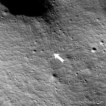 NASA’s Lunar Reconnaissance Orbiter Captures Odysseus Lander on Moon
