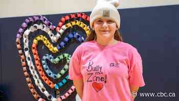Thunder Bay students stand up against bullying with winning Pink Shirt Day design