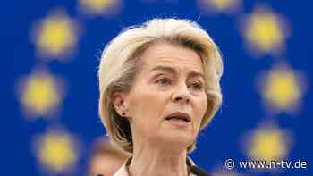 Spitzenplatz in EU-Kommission: Von der Leyen nutzte 23 Mal den Privatjet