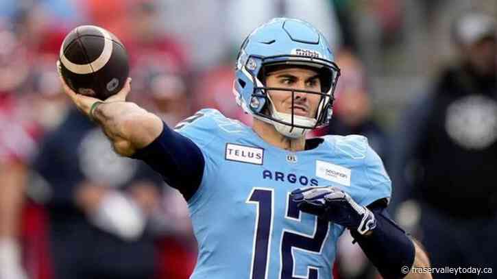 CFL says it is investigating allegations against Argos, quarterback Chad Kelly