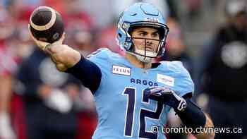 CFL says it is investigating allegations against Toronto Argos, quarterback Chad Kelly