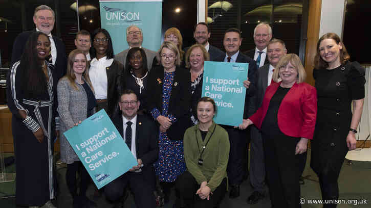 MPs pledge to support a national care service