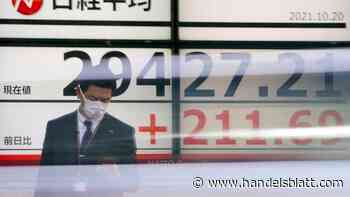 Aktien in Asien: Steigende Kurse in Japan – Erholungskurs in China