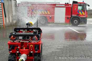 Blusrobot is nieuwste lid van Brandweerzone Centrum: “Inzetten tijdens interventies die te gevaarlijk zijn voor onze leden”