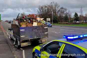 Driver reported for having ‘insecure load’ in Blackburn