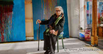 Pat Steir’s Blue Period