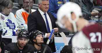 Leafs coach fined after disagreement with refs