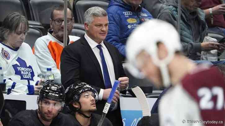 NHL fines Leafs head coach Keefe $25,000 after disagreement with refs