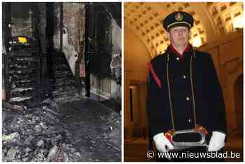 Raf (63) blaast geen Last Post meer door val, nu vernielt brand zijn huis: “Oud-brandweercollega’s gaven nochtans beste van zichzelf”