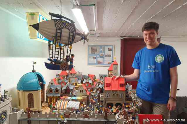 “Dit zal volwassenen terugbrengen naar hun jeugd”: Ben (22) bouwt leefwereld van populaire Youtube-reeks na in Playmobil, en iedereen mag komen kijken