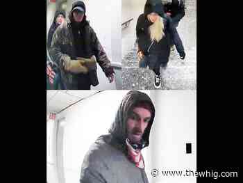 Kingston Police searching for three suspects of break and enter