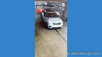 WATCH:  Suspects steal more than $580,000 in luxury SUVs from dealership