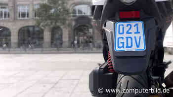 Blaues Kennzeichen für Mofas und E-Scooter ab sofort Pflicht