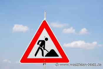 Straßensperrung in Vlotho wegen Bauarbeiten