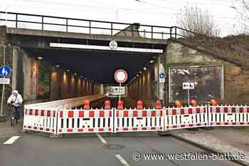 Unterführung an der Sophienstraße wird auch für Fußgänger gesperrt