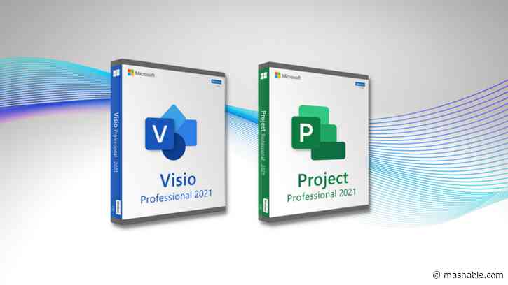 Get Microsoft Project 2021 Professional or Visio for under £30