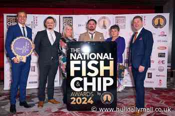 Hornsea chip shop Whiteheads triumphs at National Fish and Chip Awards