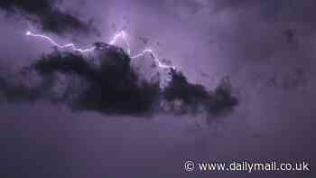 Where YOU are most likely to be struck by lightning in the US: Map shows where 36.8 MILLION strikes hit the nation in 2023... so was your state a danger zone?