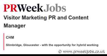 CHM: Visitor Marketing PR and Content Manager