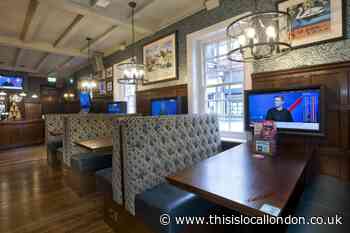 First look at The Swan in West Wickham with new TV screens