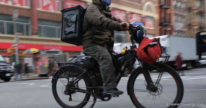 New York City is testing public e-bike charging stations for delivery workers
