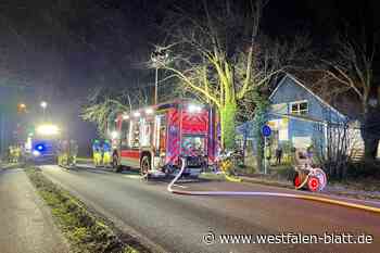 Feuerwehreinsatz am Freitagabend in einer Tischlerei